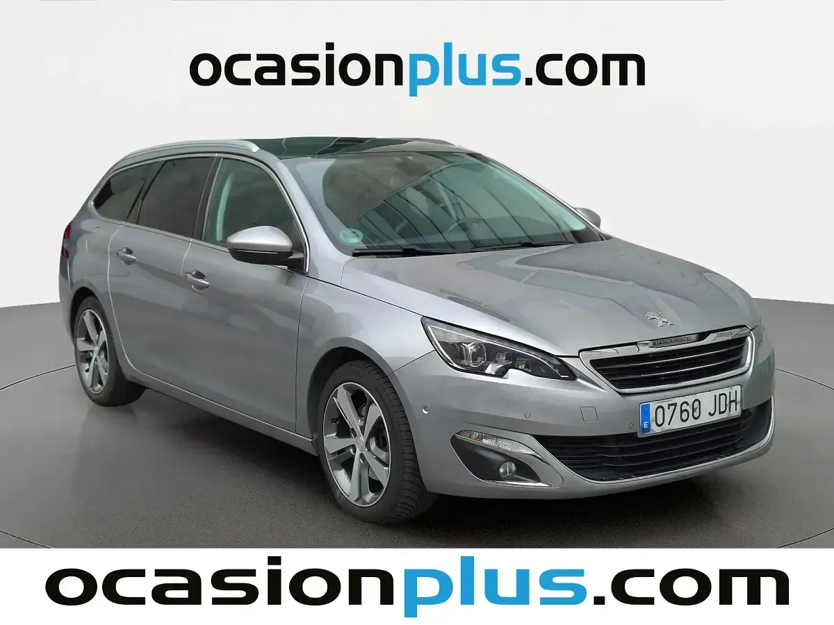 Usado Peugeot 308 Allure 150 CV (110 kW) 2015 Gris Familiar
