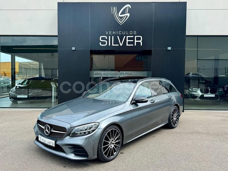 Gris / plata Usado 2021 Mercedes C220 Familiar | 29.900 € (Precio justo) - Imagen 1/4