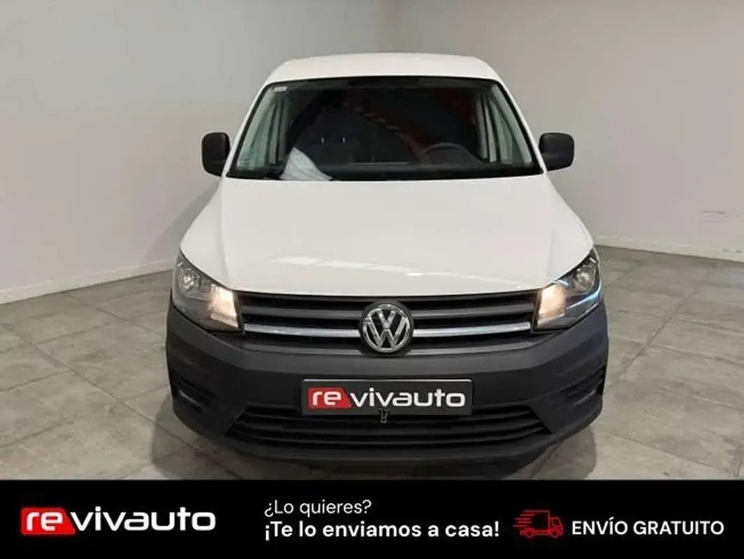 Usado VW Caddy 75 CV (55 kW) 2019 Blanco Monovolumen