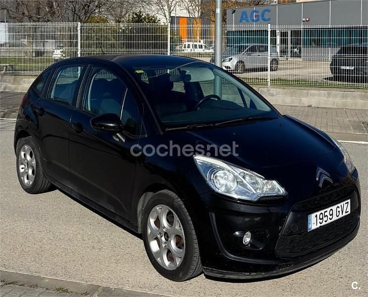 Usado Citroën C3 Exclusive 70 CV (51 kW) 2010 Negro Berlina