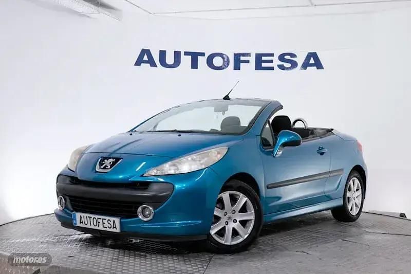 Azul Usado 2007 Peugeot 207 CC Descapotable | 4450 € (Precio justo) - Imagen 1/4