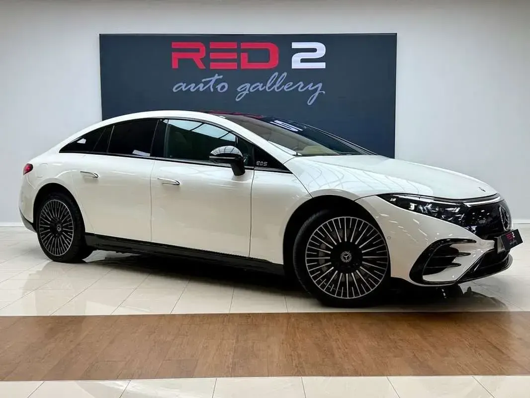 Usado Mercedes EQS580 384 kW (523 CV) 2022 Blanco Berlina