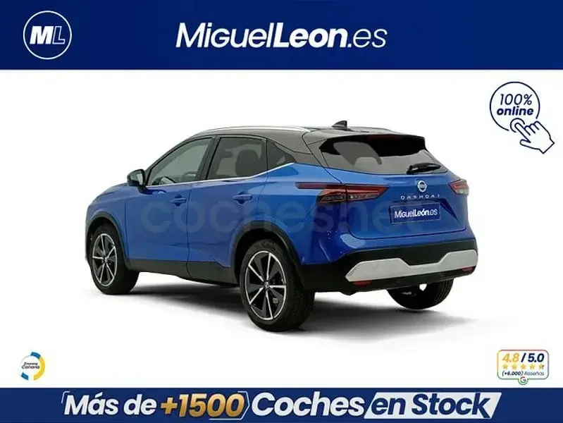 Usado Nissan Qashqai Tekna 158 CV (116 kW) 2022 Azul SUV