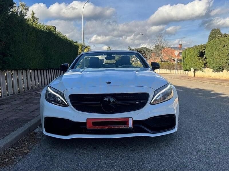 Usado Mercedes C63 AMG 476 CV (350 kW) 2016 Blanco Descapotable