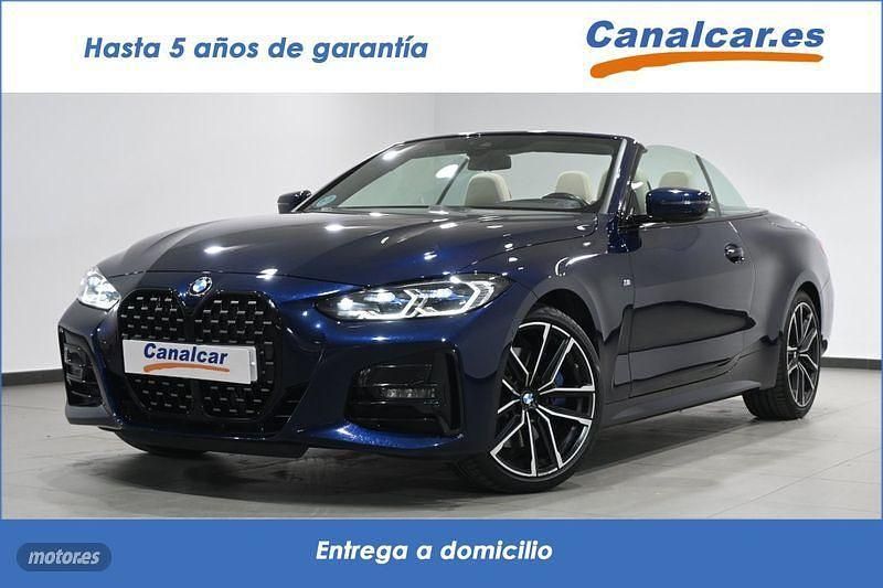 Azul Usado 2022 BMW 430 Cabriolet Descapotable | 43.990 € (Precio justo) - Imagen 1/4
