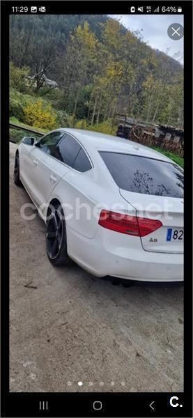 Usado Audi A5 Sportback 177 CV (130 kW) 2012 Blanco Utilitario