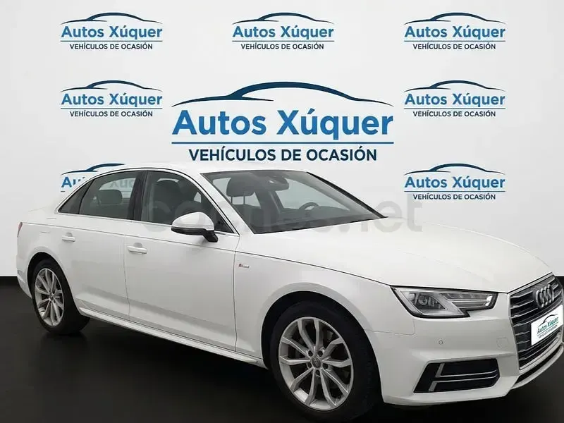 Usado Audi A4 S-Line 190 CV (139 kW) 2016 Blanco Berlina