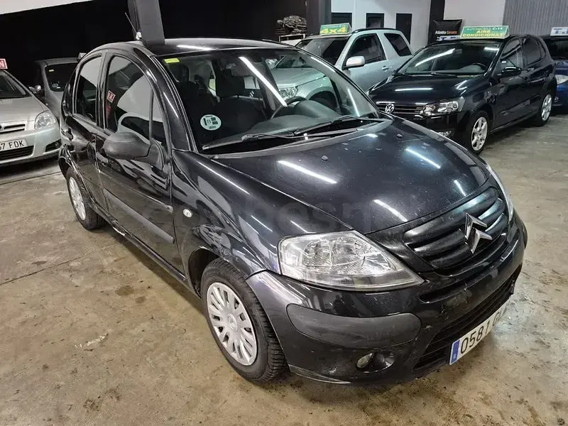 Usado Citroën C3 70 CV (51 kW) 2009 Negro Berlina