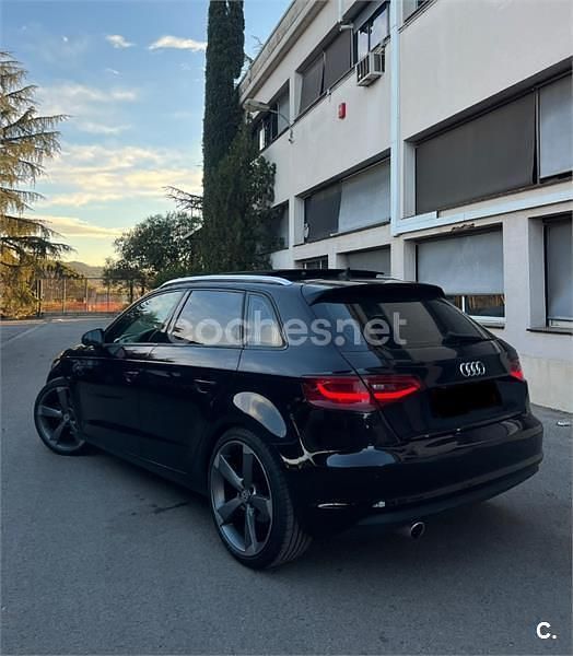 Usado Audi A3 S-Line 110 CV (80 kW) 2014 Negro Berlina