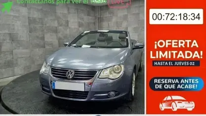 Usado VW Eos 140 CV (102 kW) 2010 Gris Descapotable