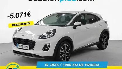 Brugt Ford Puma Titanium 120 HK (88 kW) 2021 Hvid Pickup / Ladvogn