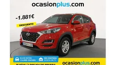 Rojo Usado 2020 Hyundai Tucson SUV | 18.819 € (Precio justo)