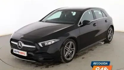 Usado Mercedes A180 AMG line 136 CV (100 kW) 2022 Negro Berlina