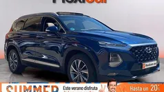 Azul Usado 2019 Hyundai Santa Fe SUV | 27.990 € (Precio justo)