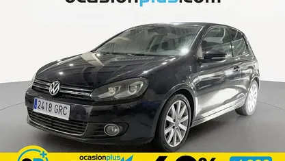 Usado VW Golf VI Sportline 105 CV (77 kW) 2009 Negro Utilitario