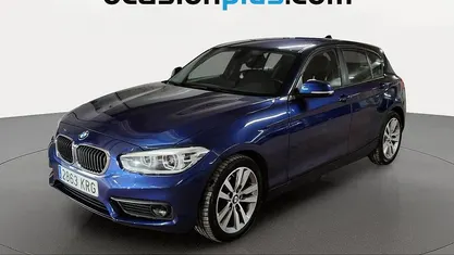Usado BMW 118 136 CV (100 kW) 2018 Azul Utilitario