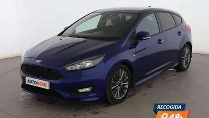 Azul Usado 2018 Ford Focus ST-Line Berlina | 12.199 € (Buen precio)