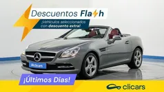 Gris Usado 2014 Mercedes SLK200 Descapotable | 16.390 € (Precio justo)
