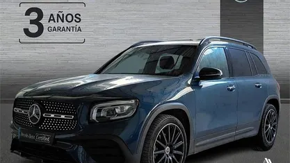 Usado Mercedes GLB200 150 CV (110 kW) 2023 Azul denim SUV