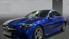 Azul Usado 2022 Mercedes C200 AMG line Berlina | 41.900 € (Precio justo)