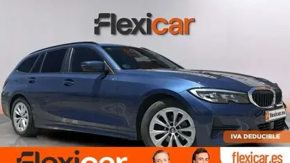 Usado BMW 318 150 CV (110 kW) 2020 Azul Familiar