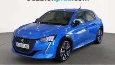 Azul Usado 2021 Peugeot e-208 GT Utilitario | 18.173 € (Precio justo)