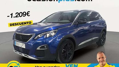 Usado Peugeot 3008 GT-line 131 CV (96 kW) 2020 Azul SUV