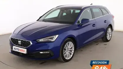 Usado Seat Leon XCELLENCE 150 CV (110 kW) 2020 Azul Familiar