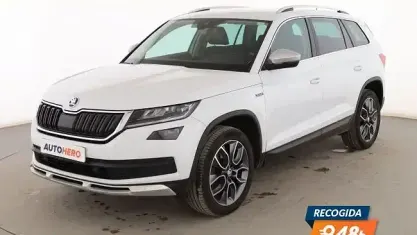 Usado Skoda Kodiaq Scout 4x4 190 CV (139 kW) 2018 Blanco SUV
