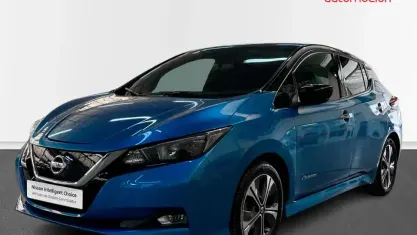 Usado Nissan Leaf N-Connecta 110 kW (150 CV) 2020 Azul vivid bitono negro negra Utilitario