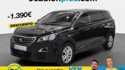 Usado Peugeot 5008 Active 131 CV (96 kW) 2020 Negro SUV