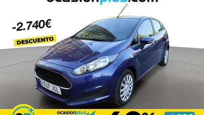 Usado Ford Fiesta Trend 82 CV (60 kW) 2016 Azul Utilitario