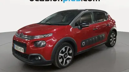Usado Citroën C3 PureTech 110 CV (80 kW) 2017 Rojo Utilitario