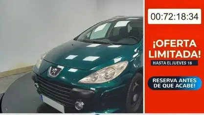 Usado Peugeot 307 110 CV (80 kW) 2005 Verde Utilitario