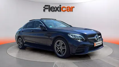 Usado Mercedes C200 160 CV (117 kW) 2020 Azul Berlina