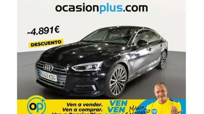 Usado Audi A5 Sportback Sport 150 CV (110 kW) 2017 Negro Utilitario