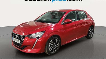 Usado Peugeot 208 Allure 102 CV (75 kW) 2020 Rojo Utilitario