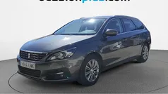 Gris Usado 2021 Peugeot 308 Allure Familiar | 12.355 € (Buen precio)