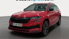 Rojo Usado 2022 Skoda Karoq SportLine SUV | 26.355 € (Precio justo)