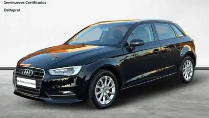 Usado Audi A3 Advanced Plus 110 CV (80 kW) 2015 Negro Berlina