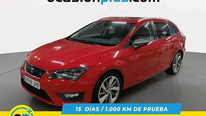 Usado Seat Leon FR 180 CV (132 kW) 2015 Rojo Monovolumen