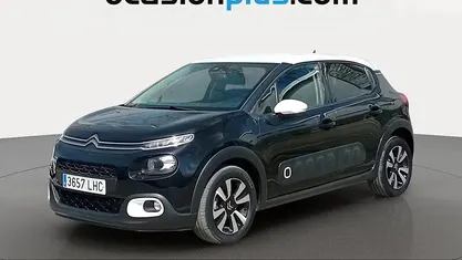 Usado Citroën C3 Shine 110 CV (80 kW) 2020 Negro Utilitario