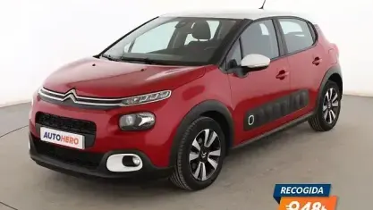 Usado Citroën C3 Feel 102 CV (75 kW) 2019 Rojo Utilitario