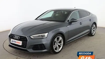 Usado Audi A5 150 CV (110 kW) 2017 Gris Coupe
