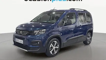 Usado Peugeot Rifter GT-line 130 CV (95 kW) 2021 Azul Monovolumen