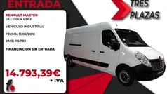 Blanco Usado 2018 Renault Master Van | 17.900 € (Precio justo)