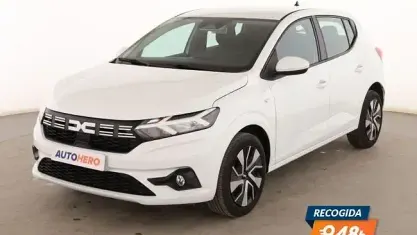 Usado Dacia Sandero Expression 91 CV (66 kW) 2024 Blanco Utilitario