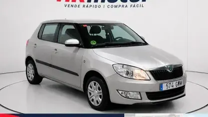 Usado Skoda Fabia 90 CV (66 kW) 2010 Beige Utilitario