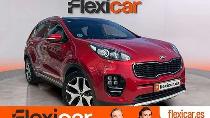 Brugt Kia Sportage GT-Line 136 HK (100 kW) 2016 Rød SUV