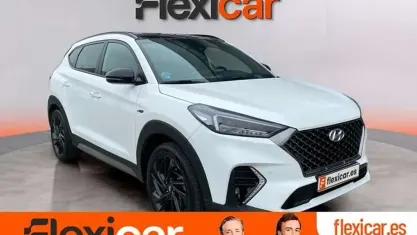 Usado Hyundai Tucson N Line 136 CV (100 kW) 2018 Blanco SUV